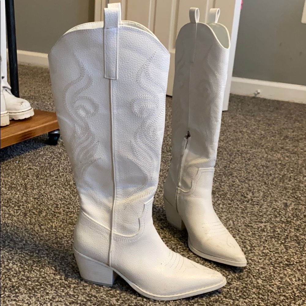 white fox boutique white cowboy boots